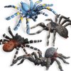 Fantarea 12 PCS Wild Animal Figures Model Insect Spider Playset Party Favors Supplies Cake Toppers Set Toys for 5 6 7 8 Years Old Boys Girls Kid Toddlers