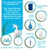 Ear Wax Vacuum Removal Tool by Tilcare - Ear Irrigation Flushing System for Adults & Kids - Perfect Ear Cleaning Kit - Includes Electric Vacuum Tool, Basin, Syringe, Curette Kit, Towel and 30 Tips
