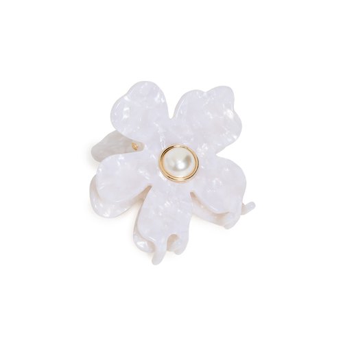 Lele Sadoughi Women's Lily Claw Clip, Mother of Pearl, White, One Size