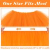 Orange Tutu for Women Halloween Tutu for Women Orange Fairy Costume Orange Tulle Skirt Orange Costume Adult Tutu Skirts