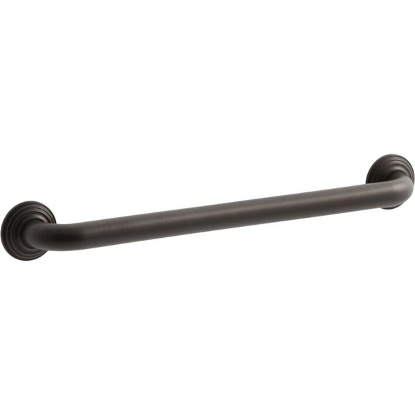 KOHLER K-10541-2BZ Traditional 18-Inch Ada Compliant Grab Bar, Oil-Rubbed Bronze