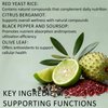 XUHUIT Red Yeast Rice Drops - Wellness Blend with Soursop,Citrus Bergamot Olive Leaf, Vitamins B & C, Plant-Based, Non-GMO, Vegan Supplement, 2 fl.oz. (1)
