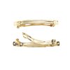 MAHAVIMOKSA Gold French Barrette Hair Clips for DIY Craft Project (100mm/4"-10pcs)