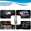 HQRP BA15s Bayonet Base 30 LEDs SMD 3528 LED Bulb Warm White Compatible with #93#1093 Bargman 30-78-533 Casita RV Porch/Bath Lights Replacement