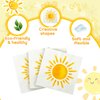Yeaqee 100 Pieces Sun Party Napkins Sunshine Napkins First Trip Around the Sun Napkin for Sun Theme Party Favors Disposable Luncheon Napkins for Boho Birthday Party Wedding Supplies
