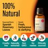 H’ana Rosemary Oil for Hair Scalp - 100% Natural Rosemary Essential Oils for Skin, Diffuser & Aromatherapy - Rosemary Hair Oil for Hair - 1 fl oz