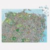 Galison Sean C. Jackson's City by The Bay 1000 Piece Maze Puzzle from Galison - Complete The Puzzle to Find 65+ Hidden Landmarks, Includes 15 Wood Markers & 1 Wood Stylus, Fun and Challenging Activity