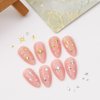 200pcs Gold Nail Art Charms Rivet Metal Six Pointed Star Shape Nail Charms Bling Starlight Series Gold Designs Nail Art Accessories for Acrylic Nails Japanese Alloy Nail Charms for Women