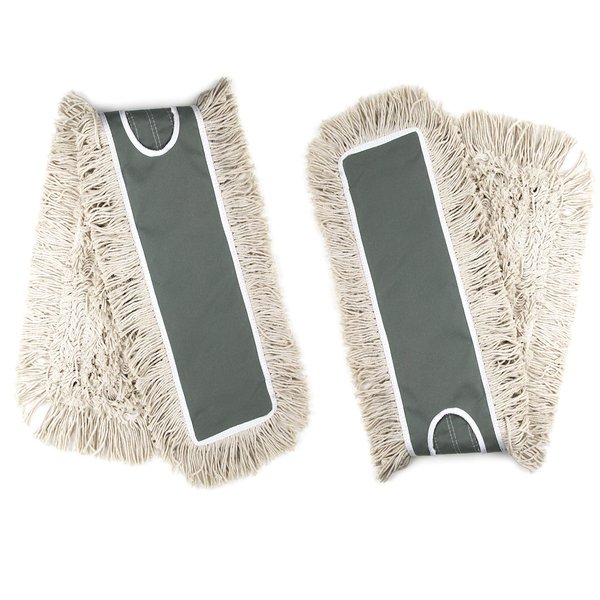 JINCLEAN 2 Pack of 36" Cotton Refills for Industrial Class Floor Dust mop Series Can be fit with Others (2 Pack of 36" Cotton Refill)