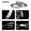 ZIPCCI Hose Clamp, 25 Pack Stainless Steel Worm Gear fuel line hose clamps, 6-12mm (1/4-1/2 inch)