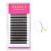 TDANCE Lash Spikes Matte Black 5D Spikes Lash Extensions Natural Look 5D Flower Eyelash Extensions for Professional Use(5D-Flower,D-0.07,8-15mm)