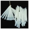 Generic 50 Pcs Natural Fan-shaped False Fake Nail Art Tips Sticks Polish Gel Salon Display Chart Practice Tool