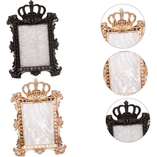 2 Pcs Nail Art Palette, Nail Art Painting Mixed Color Palettes Crown Nail Holder Retro Nail Art Display Board, Nail Art Display Tools Photography Props