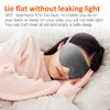 Eye Mask for Sleeping Blackout - AUPHIL 3D Contoured Eye Mask for Lash Extension Blindfold Sleeping Mask for Men Women Side Sleeper 100% Light Blocking, Soft Weighted Sleep Eye Mask for Travel Flight