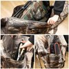 Allnice Fishing Tackle Bag Oxford Fishing Rod Case Portable High-Capacity Fishing Pole Carry Organizer Outdoor Waterproof Fishing Tools Storage Bag for Fisherman(Camo)