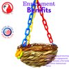 Bonka Bird Toys 1622 Nest Swing Small Parrot Basket Cage Toy Cockatiels, Parakeets, Budgies, and Similar