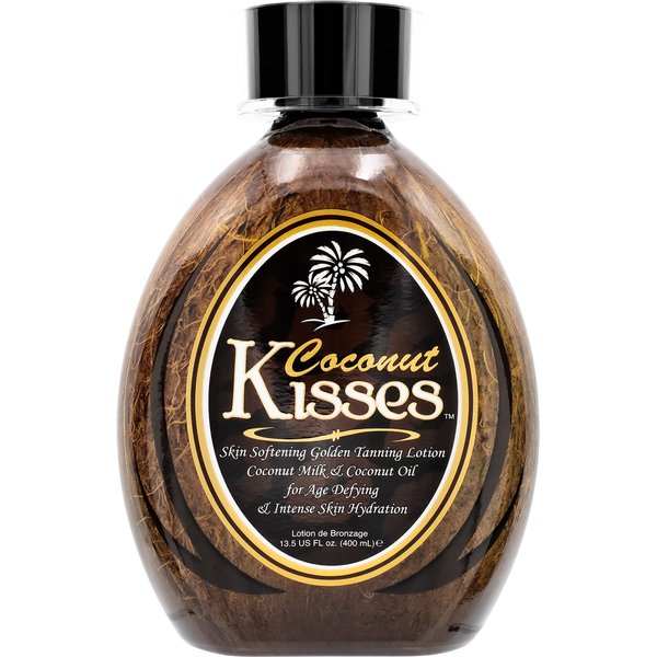 Ed Hardy Coconut Kisses Golden Tanning Lotion Cruelty Free, Gluten Free, Mineral Oil Free, DHA Free for All skin type,13.5 oz