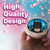 30 x Edible Cupcake Toppers Themed of Batman Face Collection of Edible Cake Decorations | Uncut Edible on Wafer Sheet