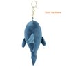 Zitokin Shark Plush Keychain Toys for Kids, 6" Inch Stuffed Shark Plushie Backpack Purse Pendant Doll Gift for Girls Children (Deep Blue)