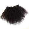 ZigZag Hair Afro Kinky Curly Clip In Human Hair Extensions Brazilian Virgin African American 4B 4C Clip in Hair Extensions Natural Clip Ins For Black Women (16inch, 3B 3C)