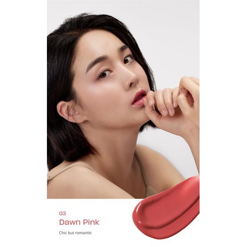 House of Hur Glowy Ampoule Tint, Water-based Glowy Lip Stain (Dawn Pink)