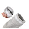 Snadulor 3 Pairs Moisturizing Feet Sleeve Gel Heel Socks for Dry Cracked Heels,Spa Gel Socks,Open Toe Socks for Men Women,Nude