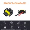 2PCS H11 H8 881 880 Female Adapter Wiring Harness Socket Connector, Automotive Replacement Accessories Universal for Headlights or Fog Lights