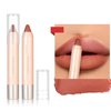Melemando 8 Colors High Pigmented Smooth Matte Lip Liner Pencil, Waterproof Velvet Lipstick Pen, Professional Lip Liner for Girls and Women (02)