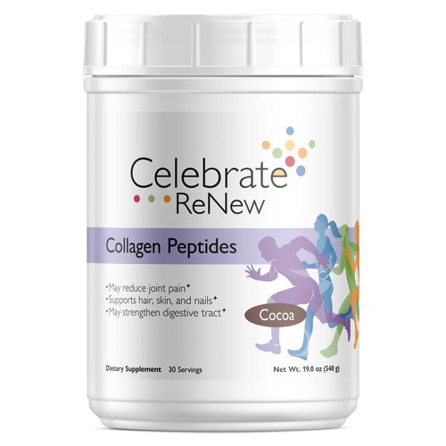 Celebrate ReNew Collagen Peptides - Cocoa - 30 Serving Tub