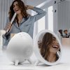 Aduro Vanity Mirror Makeup Mirror With Lights And Wireless Speaker, U-reflect Plus Audio Home Beauty LED Wireless Travel Smart Mirror, Compact Rechargeable