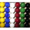 Big Game 30 Solid Color Replacement Marbles Wahoo Aggravation, Dirty Marbles Board Game 14mm Glass 9/16"