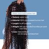 Human Braiding Hair 110g 22Inch Water Wave Bulk Boho Hair for Braiding Wet and Wavy Human Hair for Boho Braids Curly 100% Human Hair Extensions for Braiding Hair (1B, 22inch)