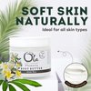 Tropical Apothecary Plumeria Body Butter – Moisturizing with Pure Coconut Oil and Hawaiian Plant Extracts - Ideal for Dry Skin - 5.6oz