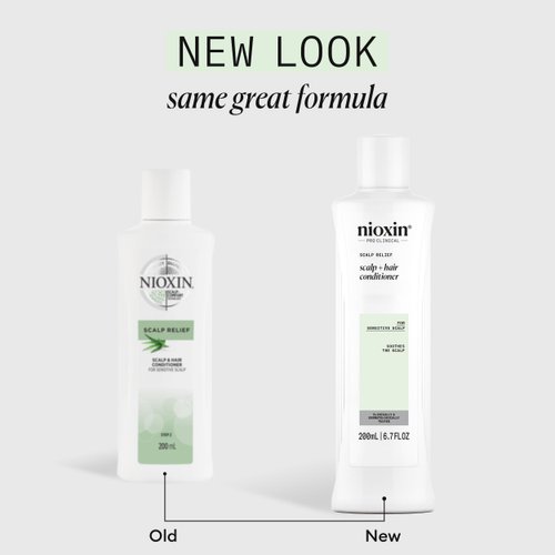 Nioxin Scalp Relief Scalp + Hair Conditioner - Conditioner for Sensitive Scalp, 6.7 fl oz (Packaging May Vary)