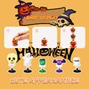 Dshengoo 24 PCS Halloween Jumping Popper Toys,Spring Launchers Party Favors Supplies for Kids,Pinata,Goodie Bags,Classroom Prizes,12 Styles