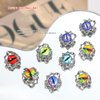 30pcs 3D Nail Charms, Devil Eye Nail Art Rhinestones Gothic Cool Eye Shape Nail Art Alloy Diamond Crystal Jewels Stones for 3D Nail Art Decoration