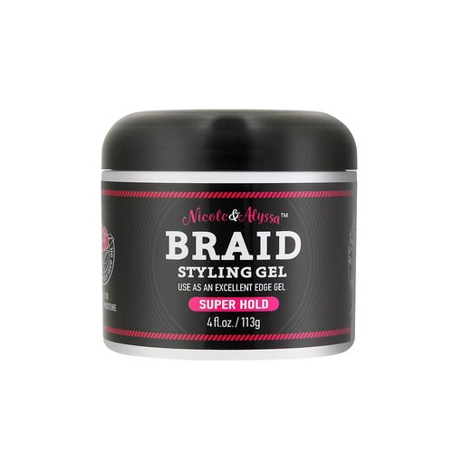 Nicole & Alyssa - Braid Styling Gel (4oz - Pack of 1)