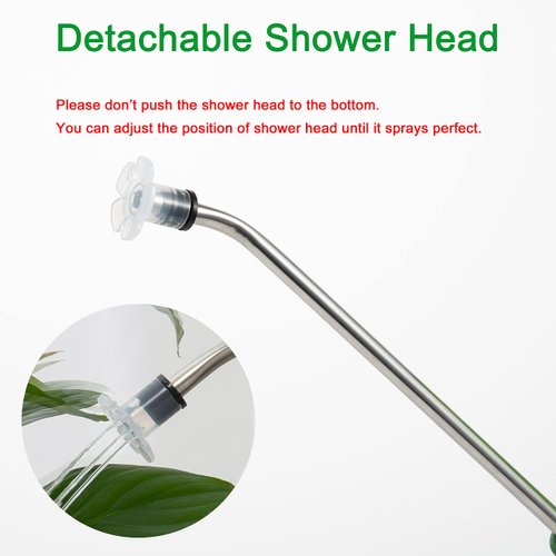 Small Watering Can for Indoor Plants, Long Spout Watering Can Indoor with Sprinkler Head, Indoor Watering Can for House Plants, Flowers, Succulents,Bonsai 34oz