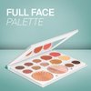 Pro Palette Soul - 4-in-1 Face Makeup Palette with Blush, Eyeshadows, Highlighter and Banana Powder - Powder Makeup with an Integrated Mirror - Travel-Friendly, Cruelty-Free, and Refillable Pans