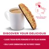 Nonni's Cioccolati Biscotti - Individually Wrapped Italian Almond & Dark Chocolate Cookies - Kosher Coffee Biscotti - 21 oz