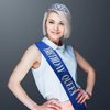 CAVETEE Sapphire Birthday Crown and Sash for Women Birthday Queen Sash & Rhinestone Tiara Set Birthday Tiaras and Sashes for Women Birthday Decorations Birthday Queen Crowns Tiaras for Women