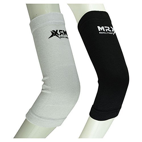 MRX Elbow Support Brace for Men and Women, Arm Compression Sleeves for MMA, Muay Thai, Workouts, gym, Training Tennis, Golf, Boxing, Hiking, Football, and more.