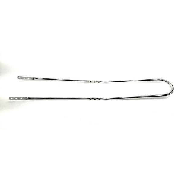 Sunlite Polo Saddle Rail, 24", Chrome Plated