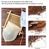 Disposable Teardrop Shape Tea Filter Bags for Loose Tea, Coffee Powder,Biodegradable and Compostable, Unbleached Empty Tea Infuser Sachets with Drawstring, 100 Pack(3.14inch x 3.93inch) (Brown)