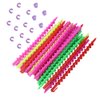 Yaphetss 26Pcs Spiral Hair Perm Rod Plastic Long Barber Hairdressing Styling Curling Perm Rod Hair Rollers Salon Tools for Women Girls 5.98 Inch, Radnom
