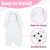 Pro Goleem Car Seat Head Support Infant, Soft Infant Car Seat Insert, 2 in 1 Carseat Head Support for Newborn, Perfect for Car Seat, Stroller, Swing, Bouncer, Pink and White