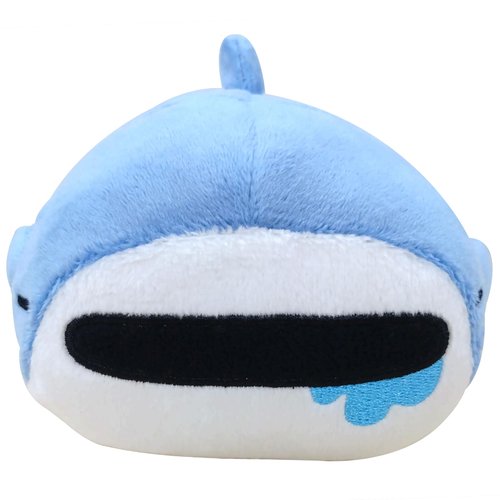 CLEVER IDIOTS INC SAMEZU: Sleeping Shark Plush - Shark Stuffed Animal - Cute, Collectable- Ultra-Soft Polyester Fabric - 6.5 inch (Jinbe)
