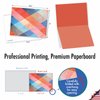 The Best Card Company - Box of 10 All Occasion Note Cards (4 x 5.12 Inch) - Blank Assorted Bulk Set - Harlequin M3054