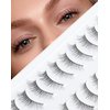 Short Lashes Natural Eyelashes Wispy Lashes Small Eyelashes Natural Lashes False Lashes Fake Eyelashes for Beginners 10 Pairs D-M08
