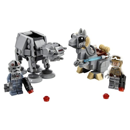 LEGO Star Wars at-at vs. Tauntaun Microfighters 75298 Building Kit; Awesome Buildable Toy Playset for Kids Featuring Luke Skywalker and at-at Driver Minifigures, New 2021 (205 Pieces), Multicolor
